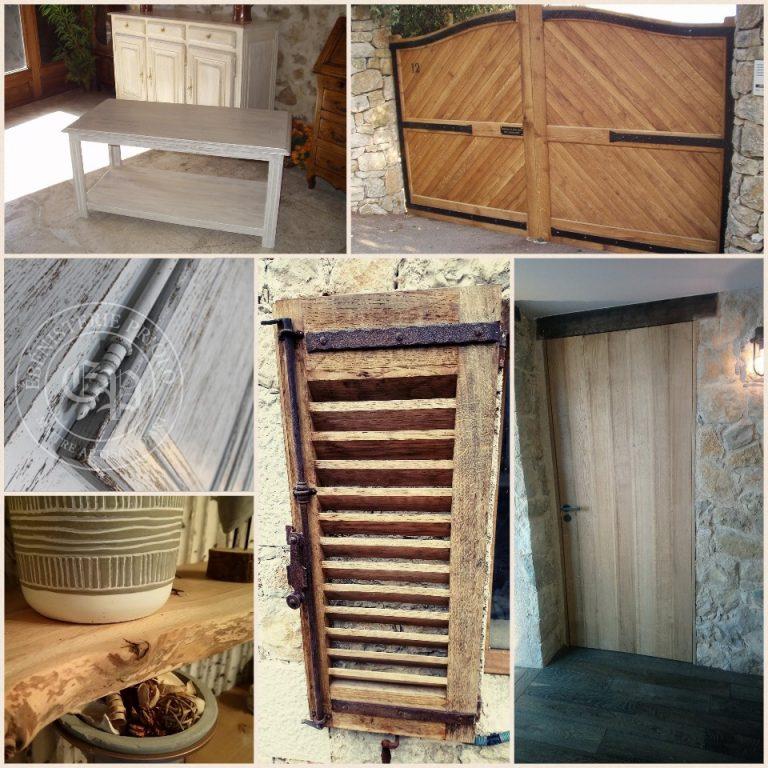table porte portail meuble bois